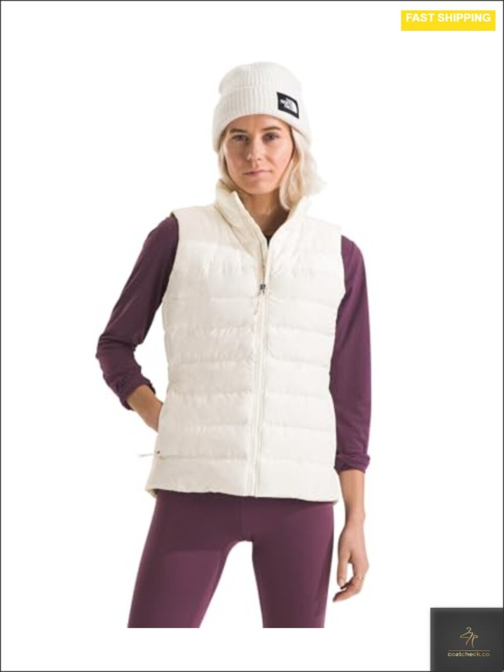 Women's Insulated Quilted Puffer Vest, Wind & Water Resistant Down